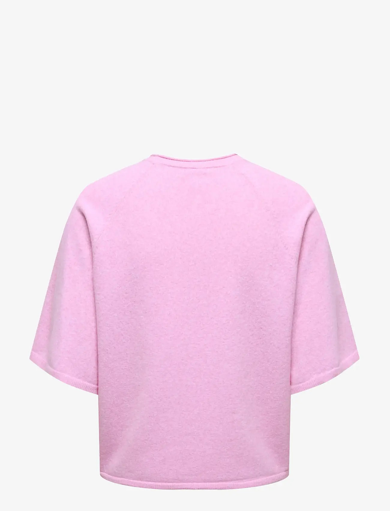 ONLY - ONLLOYAL 2/4 O-NECK KNT NOOS - sviitrid - super pink - 2