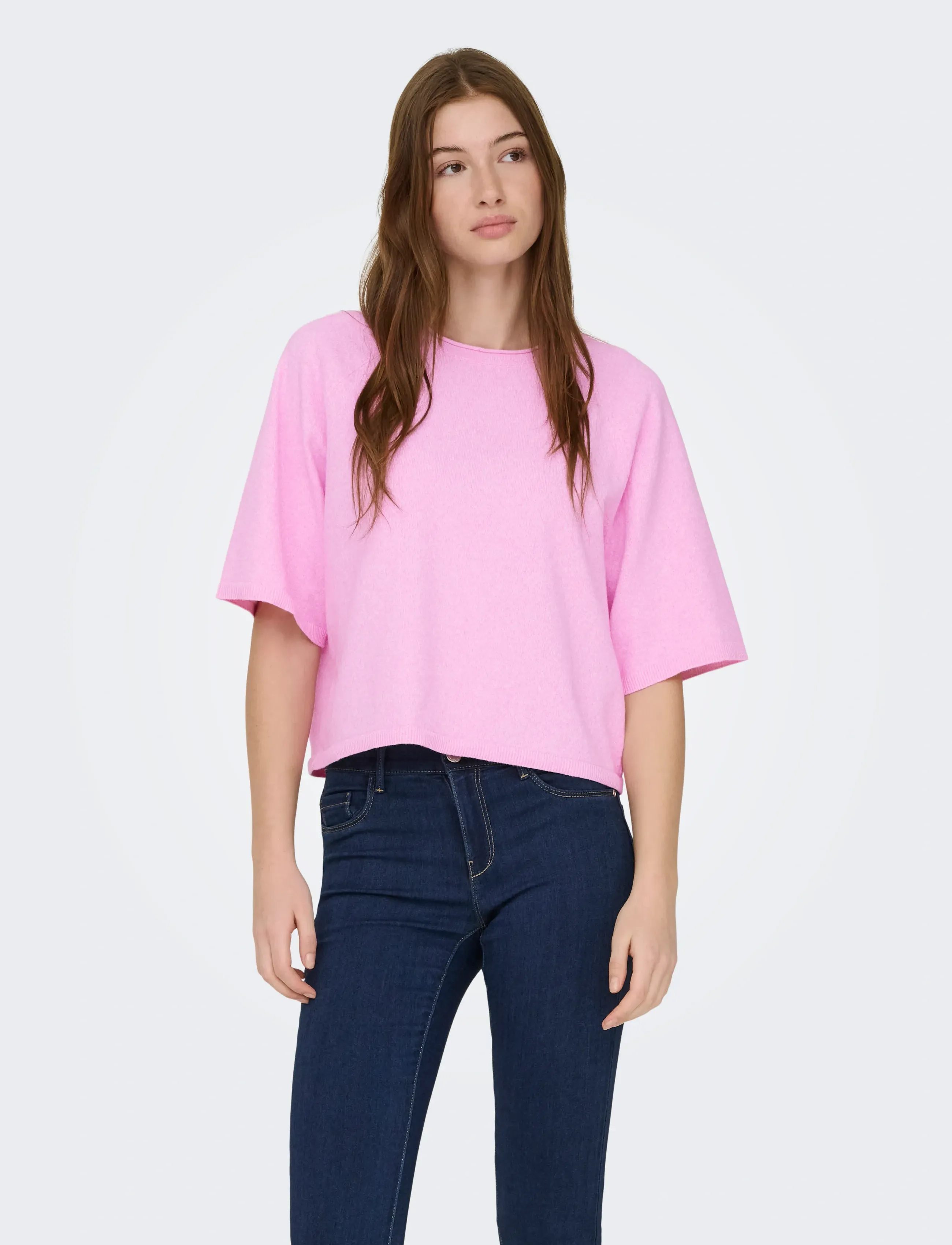 Onlloyal 2/4 O-Neck Knt Noos