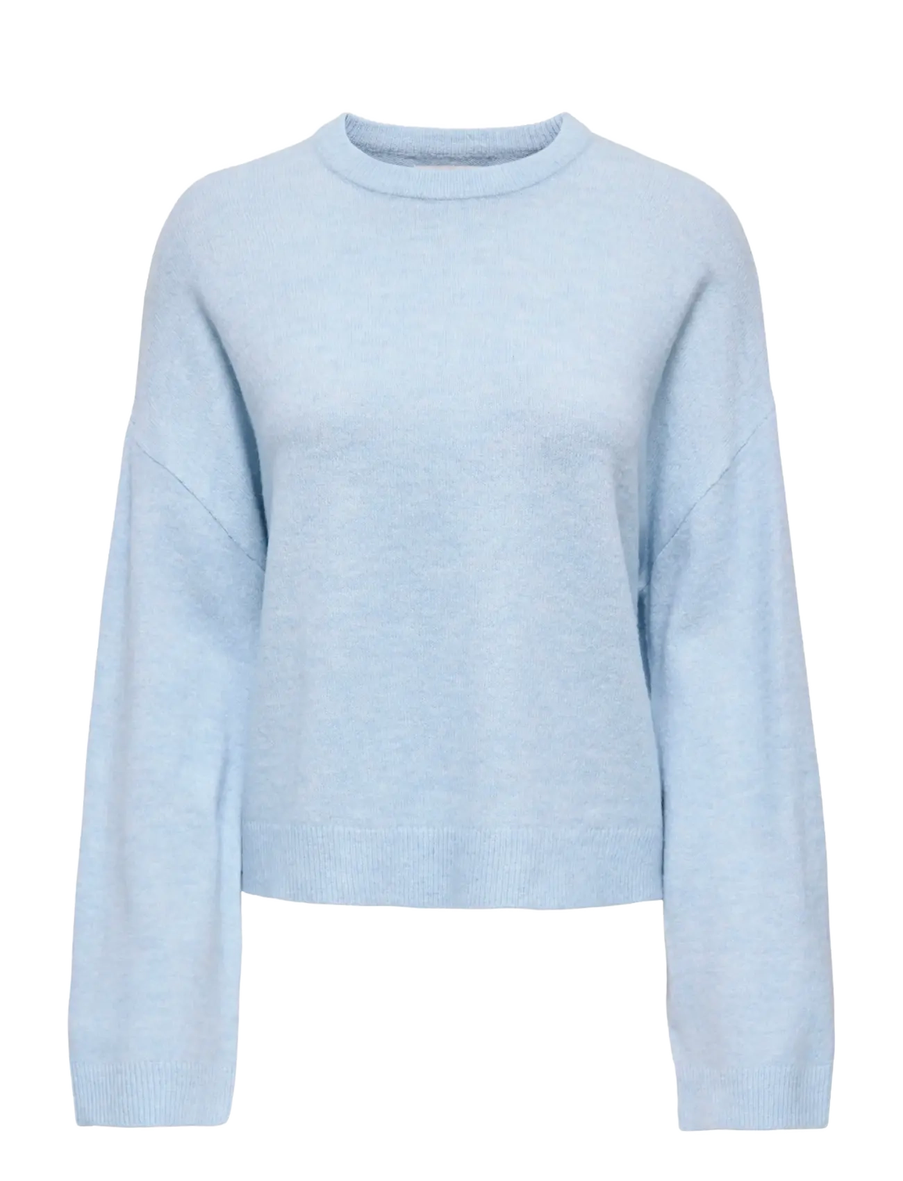 ONLSIMONI L/S O-NECK PULLOVER KNT NOOS - CASHMERE BLUE