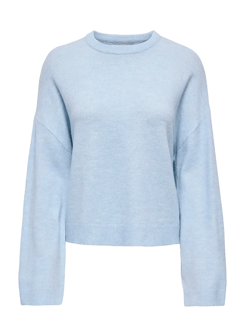 ONLY - ONLSIMONI L/S O-NECK PULLOVER KNT NOOS - pullover - cashmere blue - 1