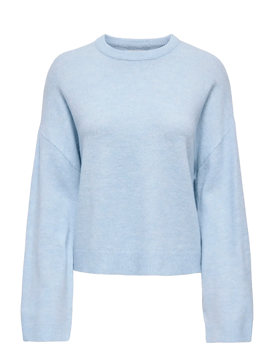 ONLY - ONLSIMONI L/S O-NECK PULLOVER KNT NOOS - pullover - cashmere blue - 1