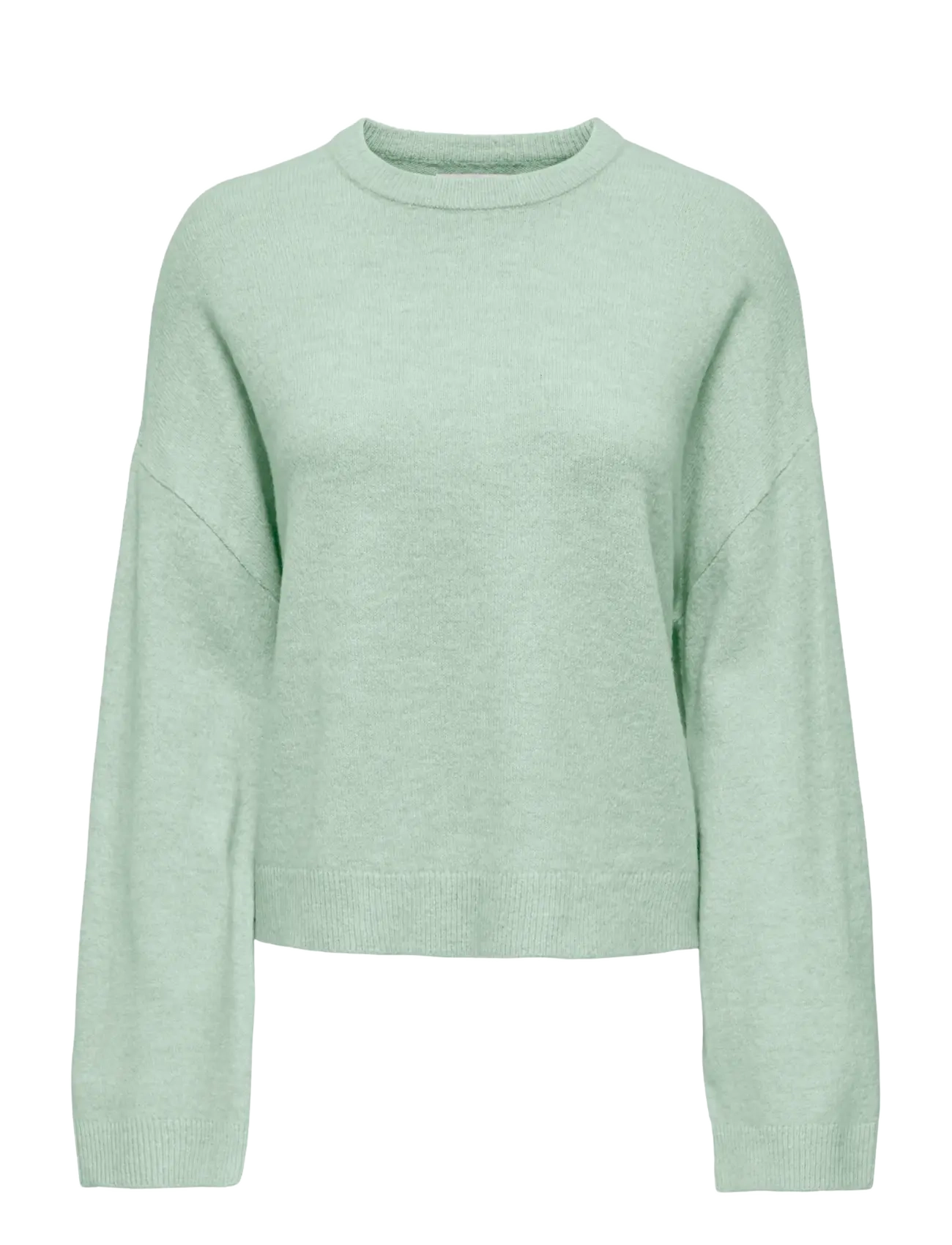 ONLY ONLSIMONI L/S O-NECK PULLOVER KNT NOOS - Strickmode - ETHER / green