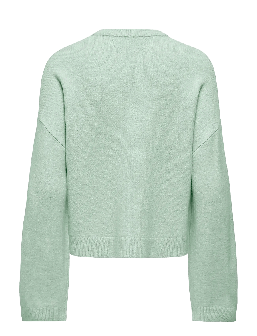 ONLY - ONLSIMONI L/S O-NECK PULLOVER KNT NOOS - pullover - ether - 2