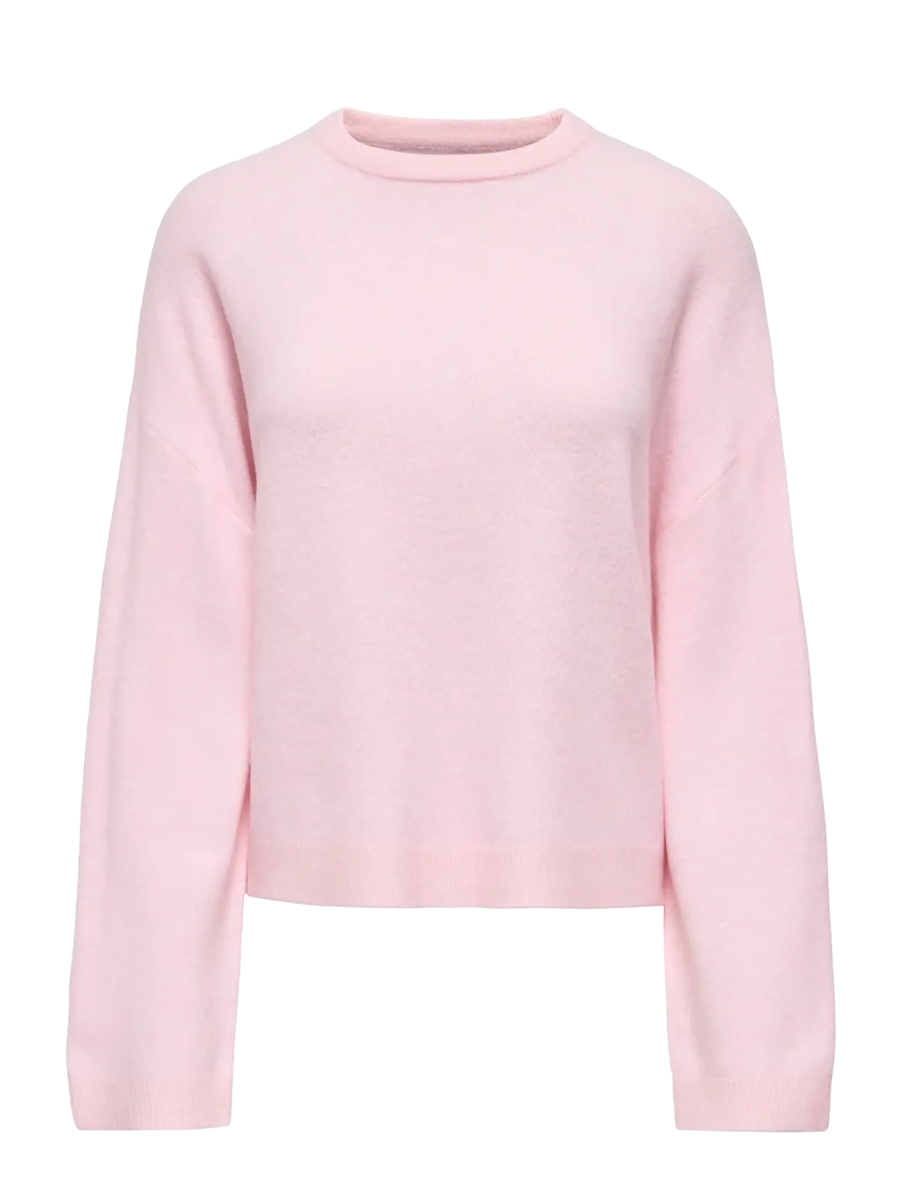 ONLY ONLSIMONI L/S O-NECK PULLOVER KNT NOOS - Strickmode - POTPOURRI / pink/rose