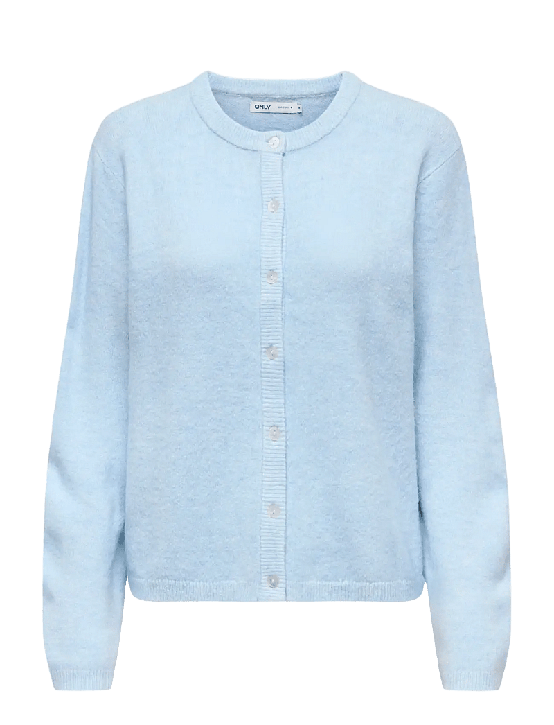 ONLY - ONLSIMONI L/S O-NECK CARDIGAN KNT NOOS - cardigans - cashmere blue - 1