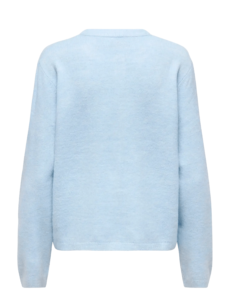ONLY - ONLSIMONI L/S O-NECK CARDIGAN KNT NOOS - cardigans - cashmere blue - 2