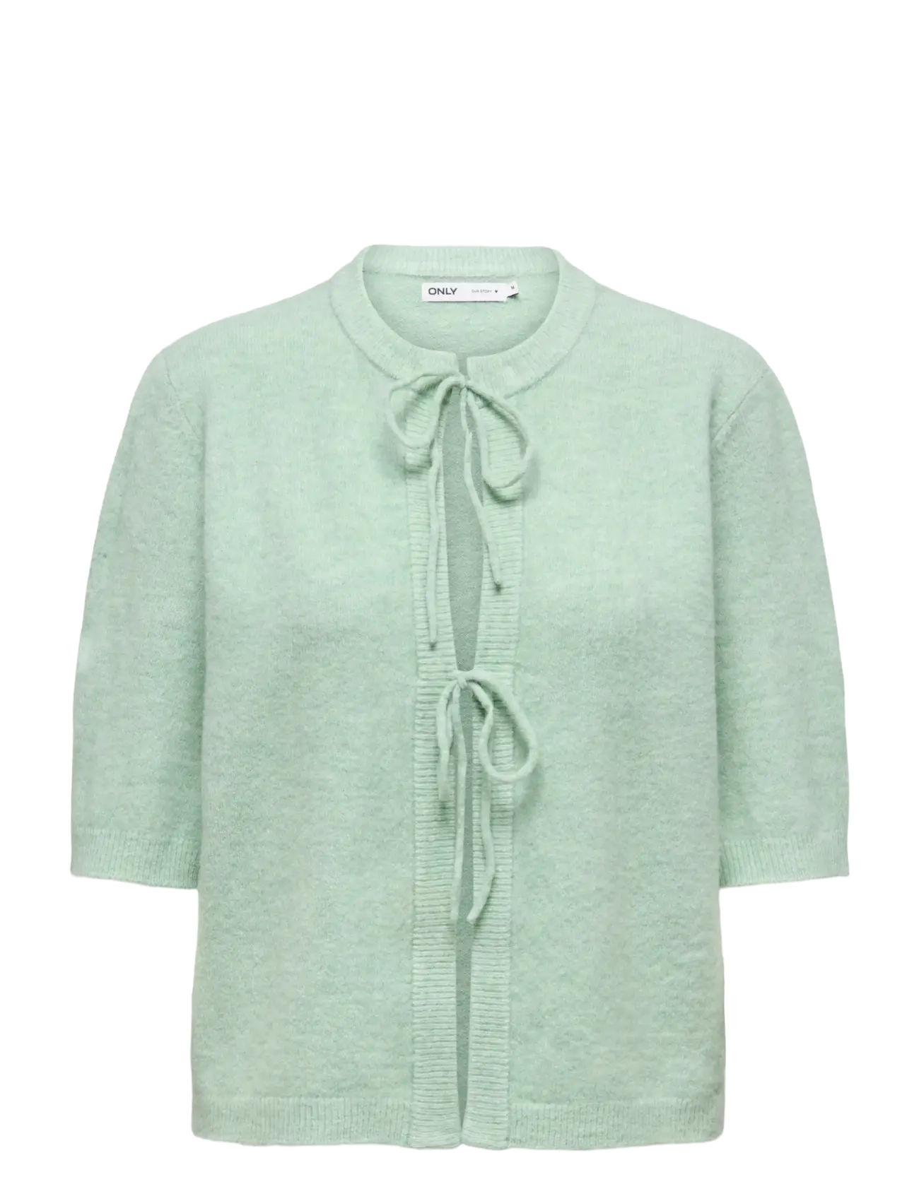 ONLY ONLSIMONI 2/4 BOW CARDIGAN KNT NOOS - Strickmode - ETHER / green