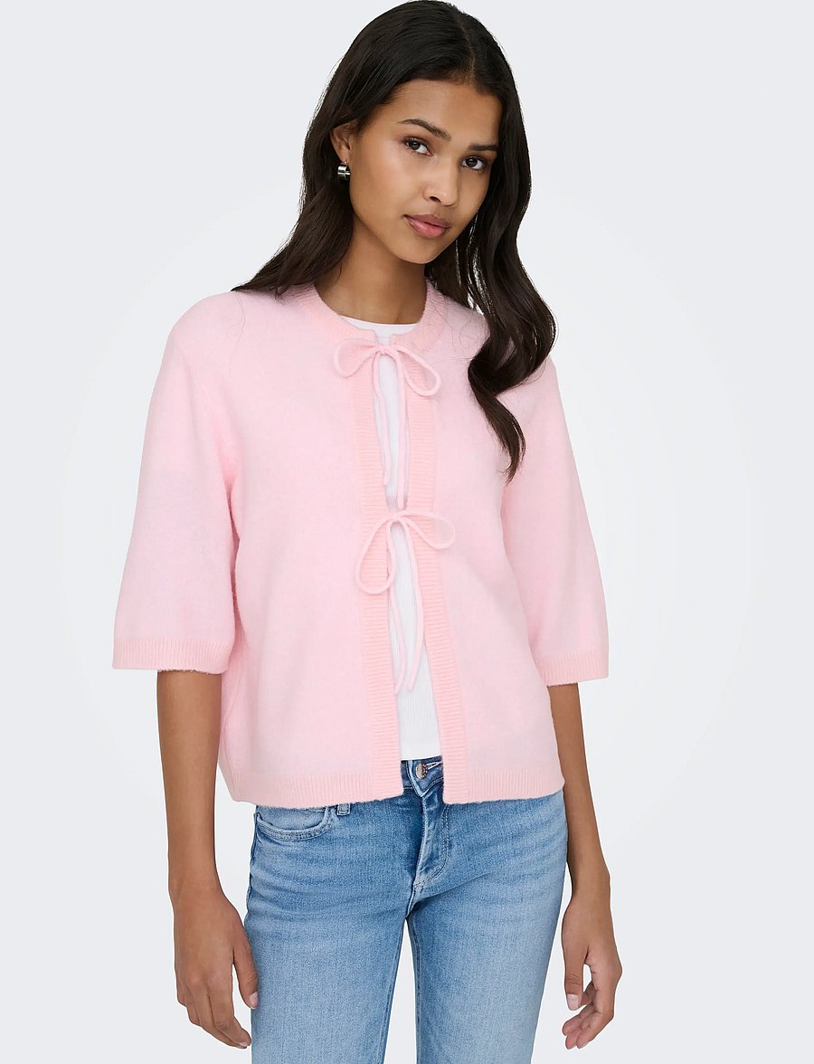 ONLY - ONLSIMONI 2/4 BOW CARDIGAN KNT NOOS - koftor - potpourri - 5