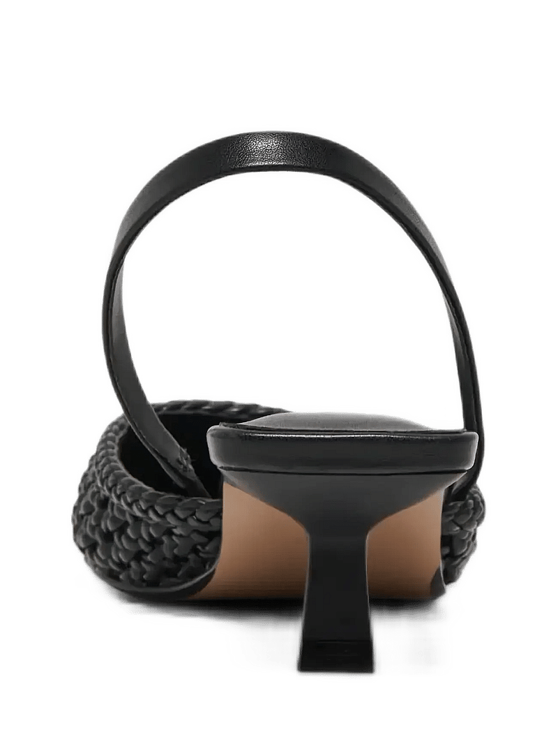 ONLY - ONLCOCO-10 WOVEN SLINGBACK - slingbacks mit absatz - black - 1