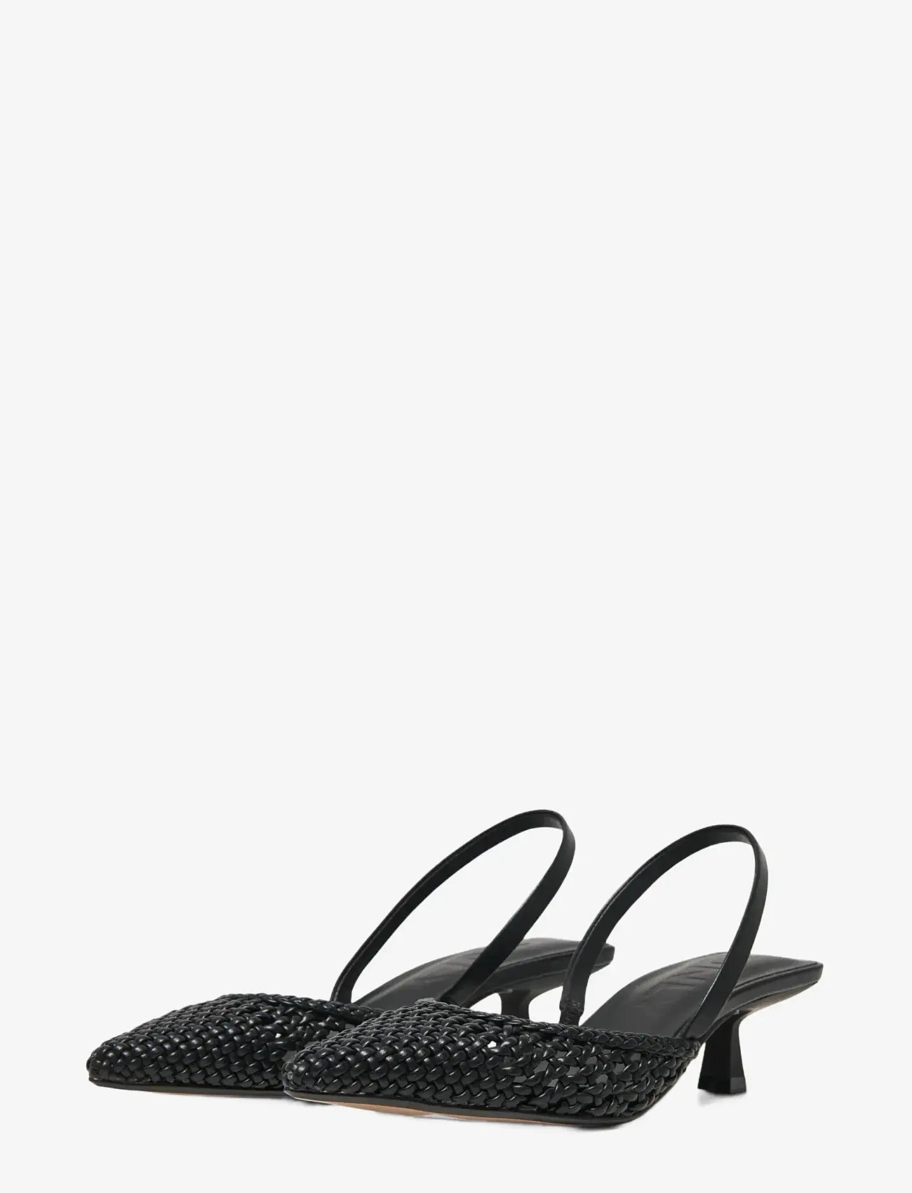 ONLY - ONLCOCO-10 WOVEN SLINGBACK - högklackade slingbacks - black - 2