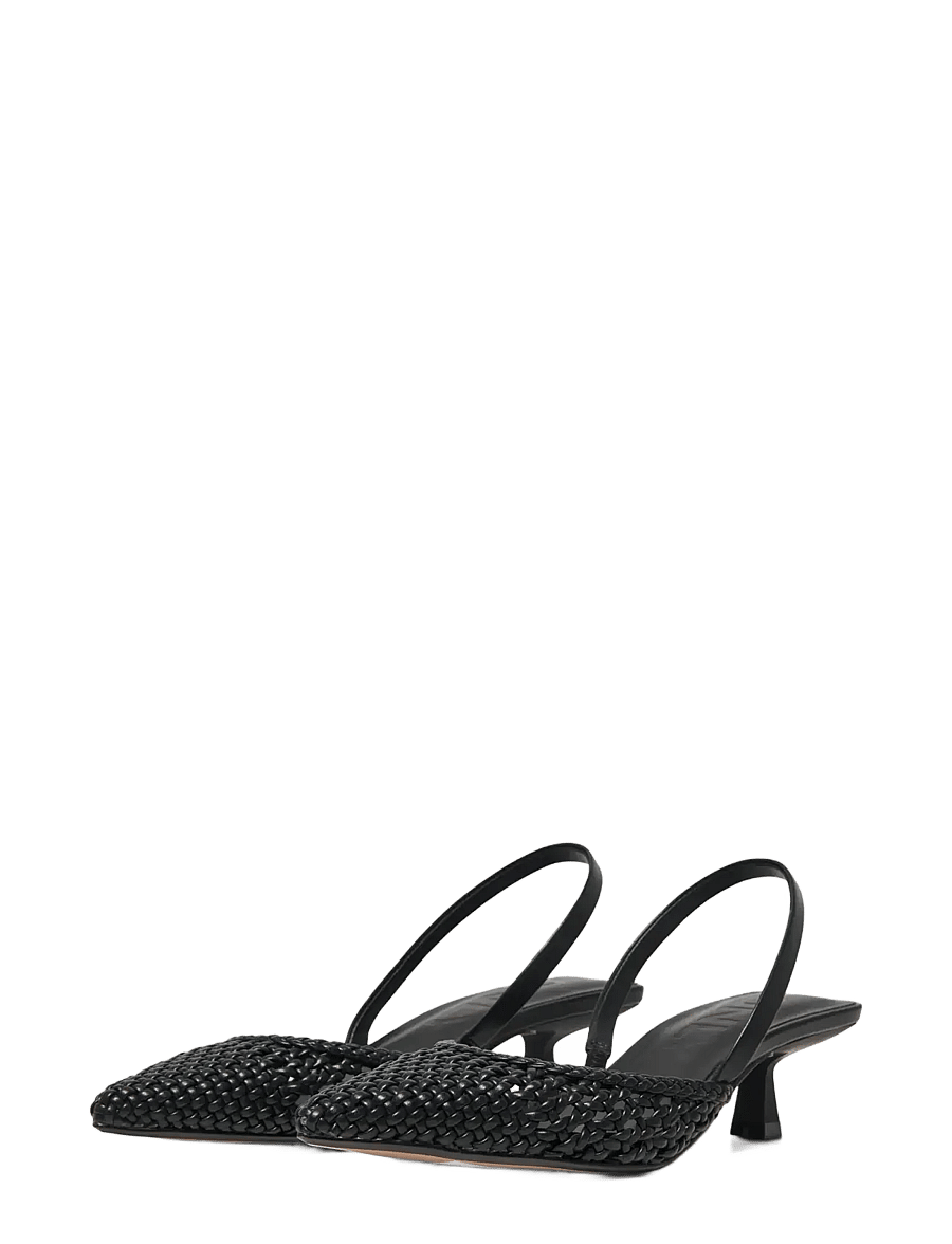 ONLY - ONLCOCO-10 WOVEN SLINGBACK - slingbacks mit absatz - black - 2