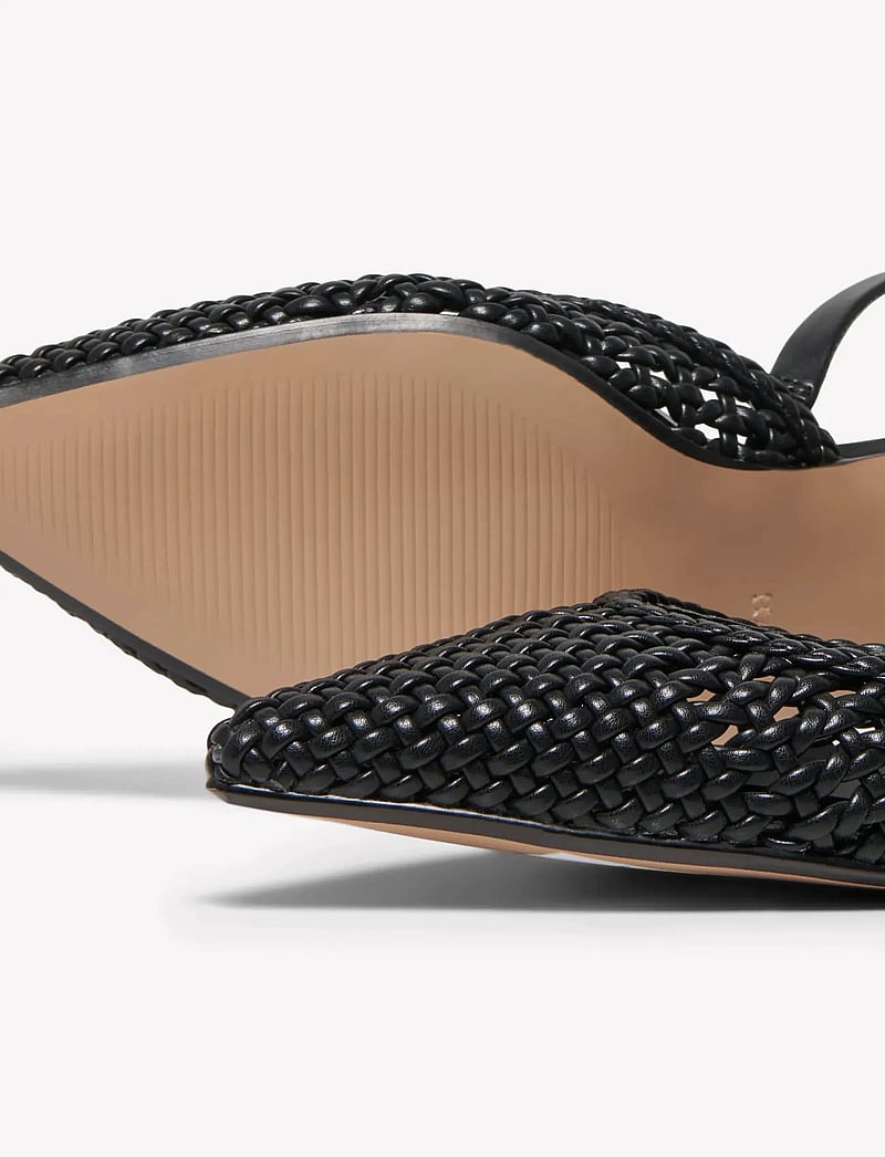 ONLY - ONLCOCO-10 WOVEN SLINGBACK - slingbacks mit absatz - black - 4