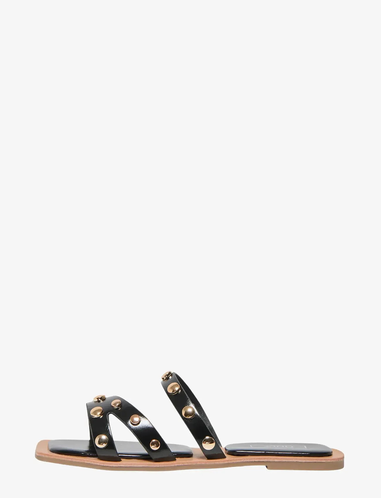 ONLY - ONLMIKKO-2 PU STUDS SANDAL - kontsata sandaalid - black - 0