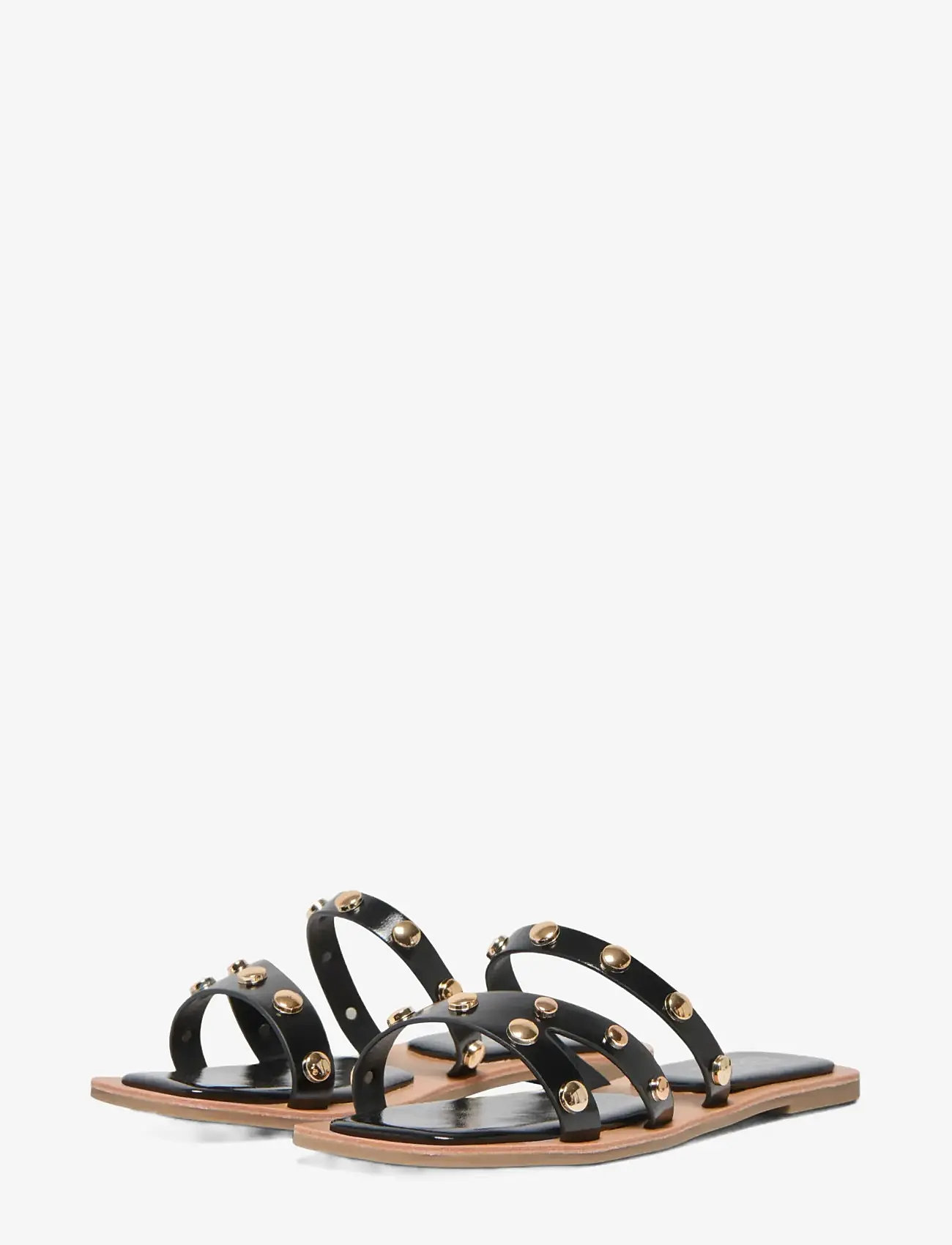 ONLY - ONLMIKKO-2 PU STUDS SANDAL - kontsata sandaalid - black - 2