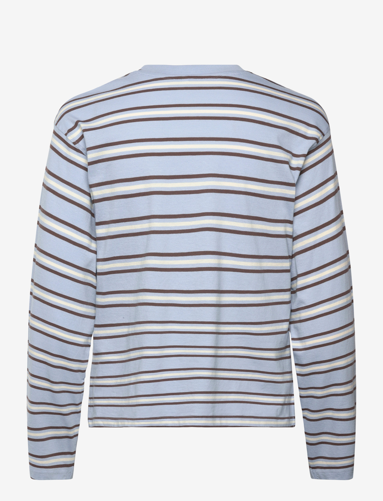 ONLY - ONLMAY LIFE L/S STRIPE TOP BOX JRS - langärmlige tops - soft chambray - 1