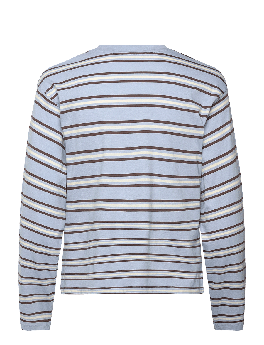 ONLY - ONLMAY LIFE L/S STRIPE TOP BOX JRS - soft chambray - 1