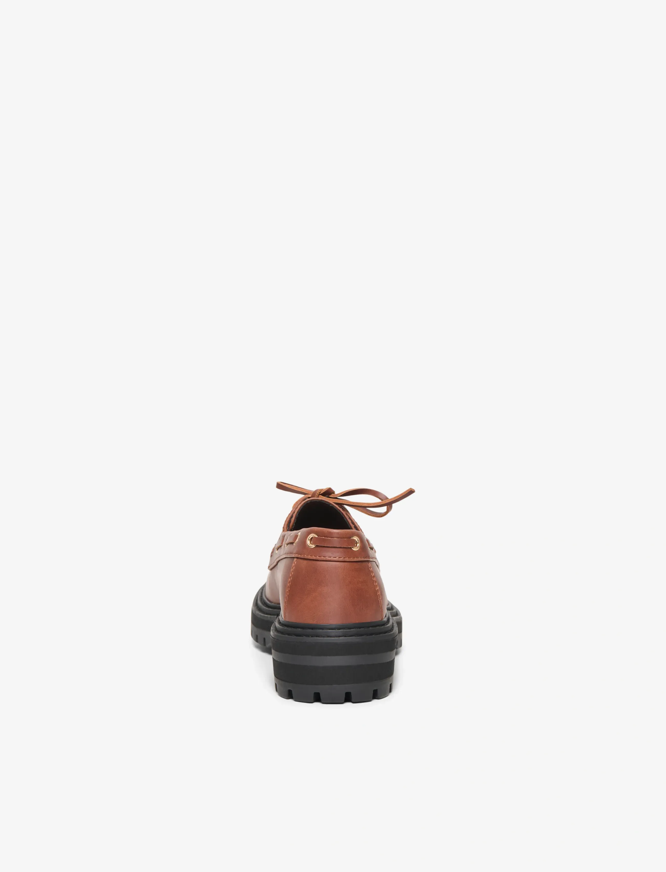ONLY - ONLBETH-6 PU BOAT SHOE - bootsschuhe - cognac - 2