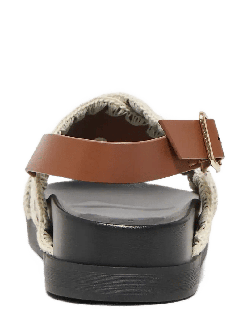 ONLY - ONLMINNIE-20 CROCHET SLING BACK - plateau-sandalen - cognac - 1