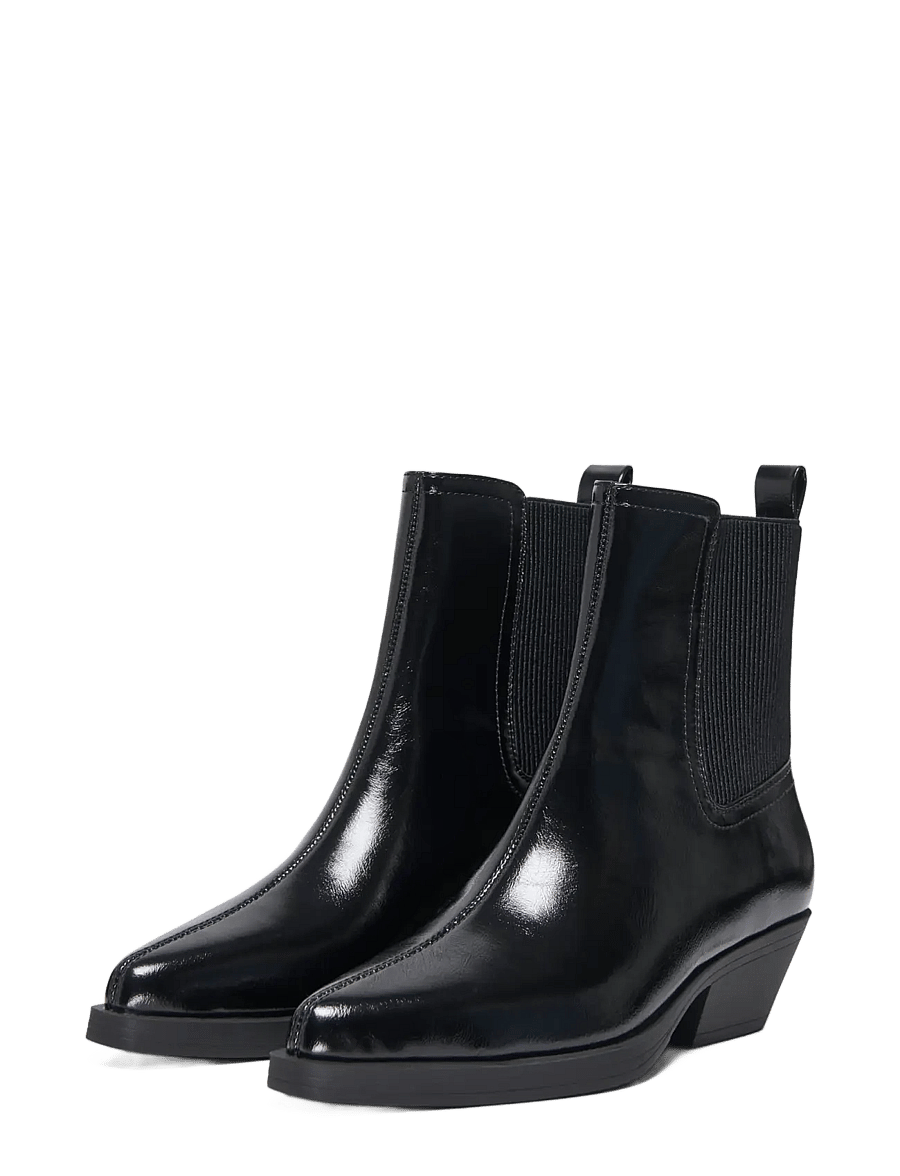 ONLY - ONLBRONCO-9 CHELSEA PATENT COWBOY BOOT - cowboy-stiefel - black - 2