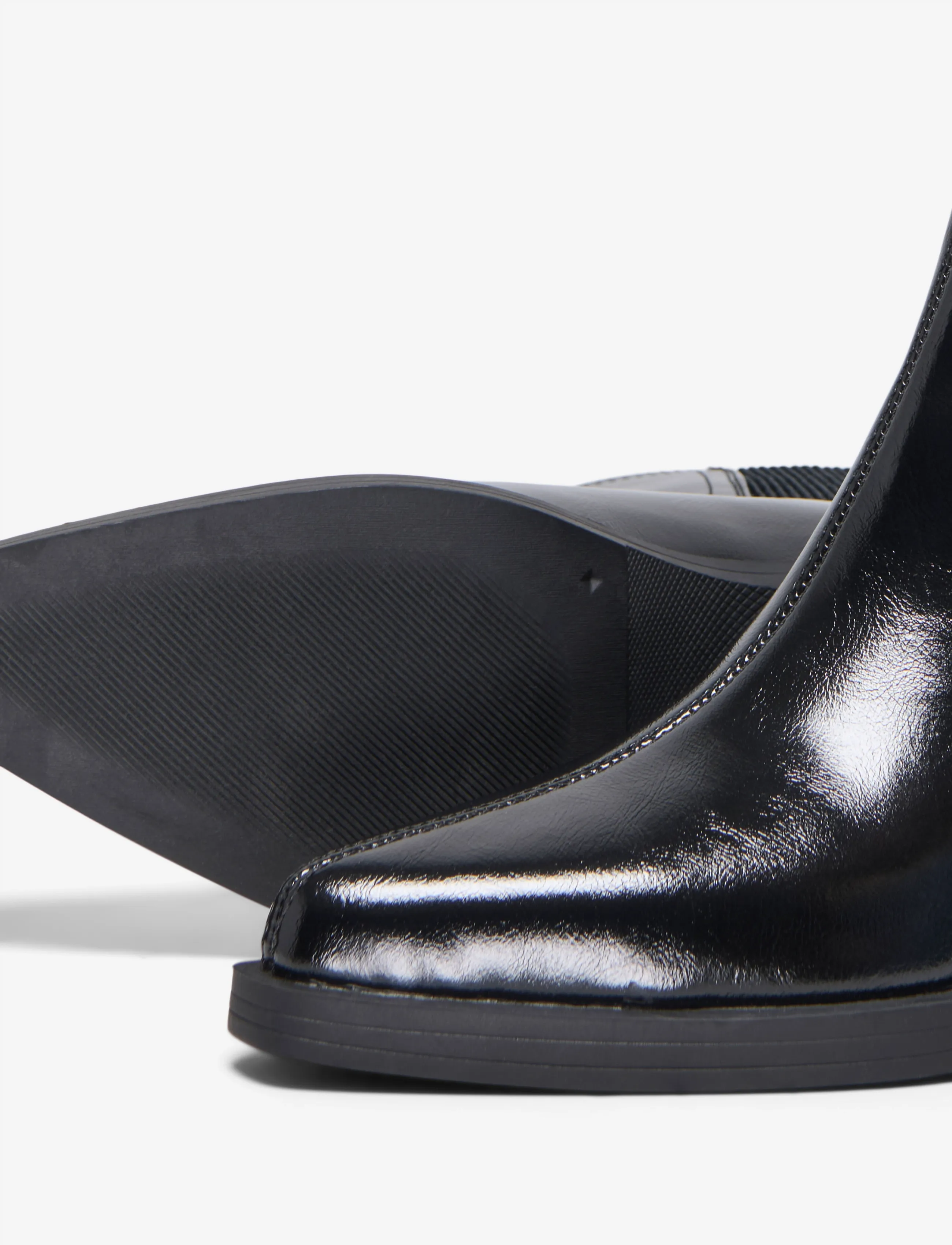 ONLY - ONLBRONCO-9 CHELSEA PATENT COWBOY BOOT - cowboy-stiefel - black - 4