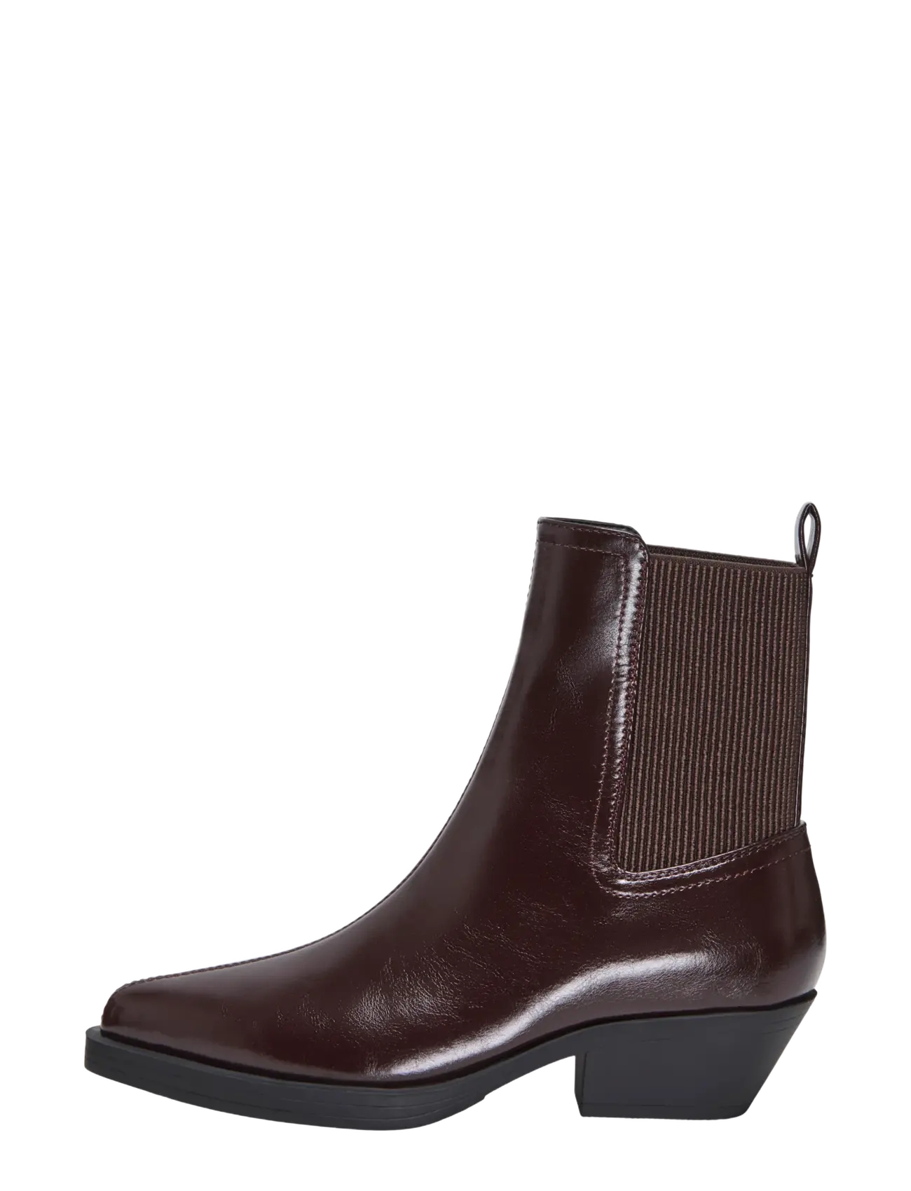 ONLY Onlbronco-9 Chelsea Patent Cowboy Boot, 41, Boots, Burgunderrot - Frauen