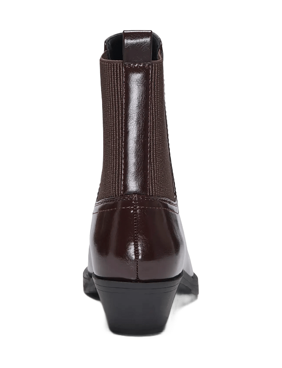 ONLY - ONLBRONCO-9 CHELSEA PATENT COWBOY BOOT - cowboy boots - deep mahogany - 3
