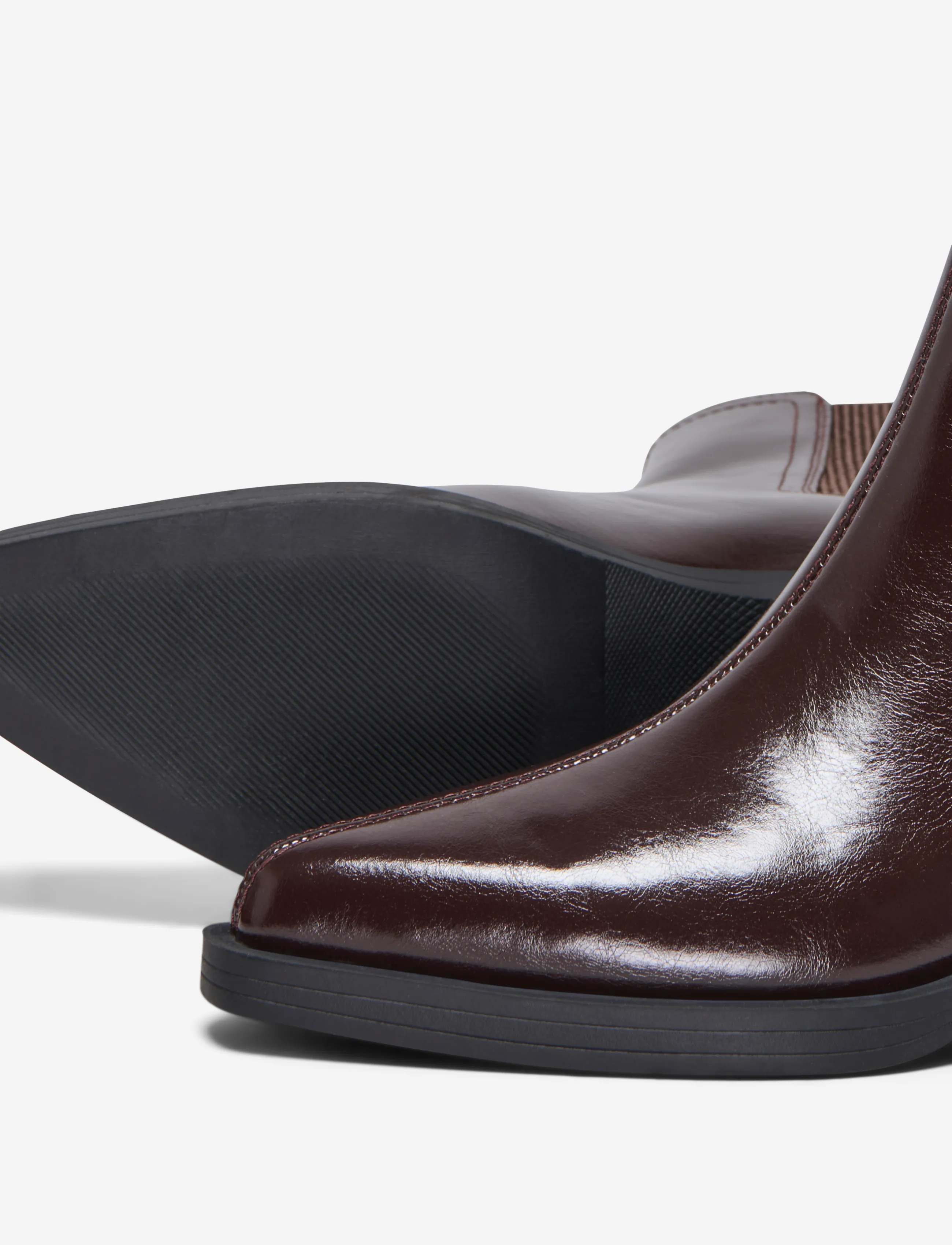 ONLY - ONLBRONCO-9 CHELSEA PATENT COWBOY BOOT - cowboy boots - deep mahogany - 4
