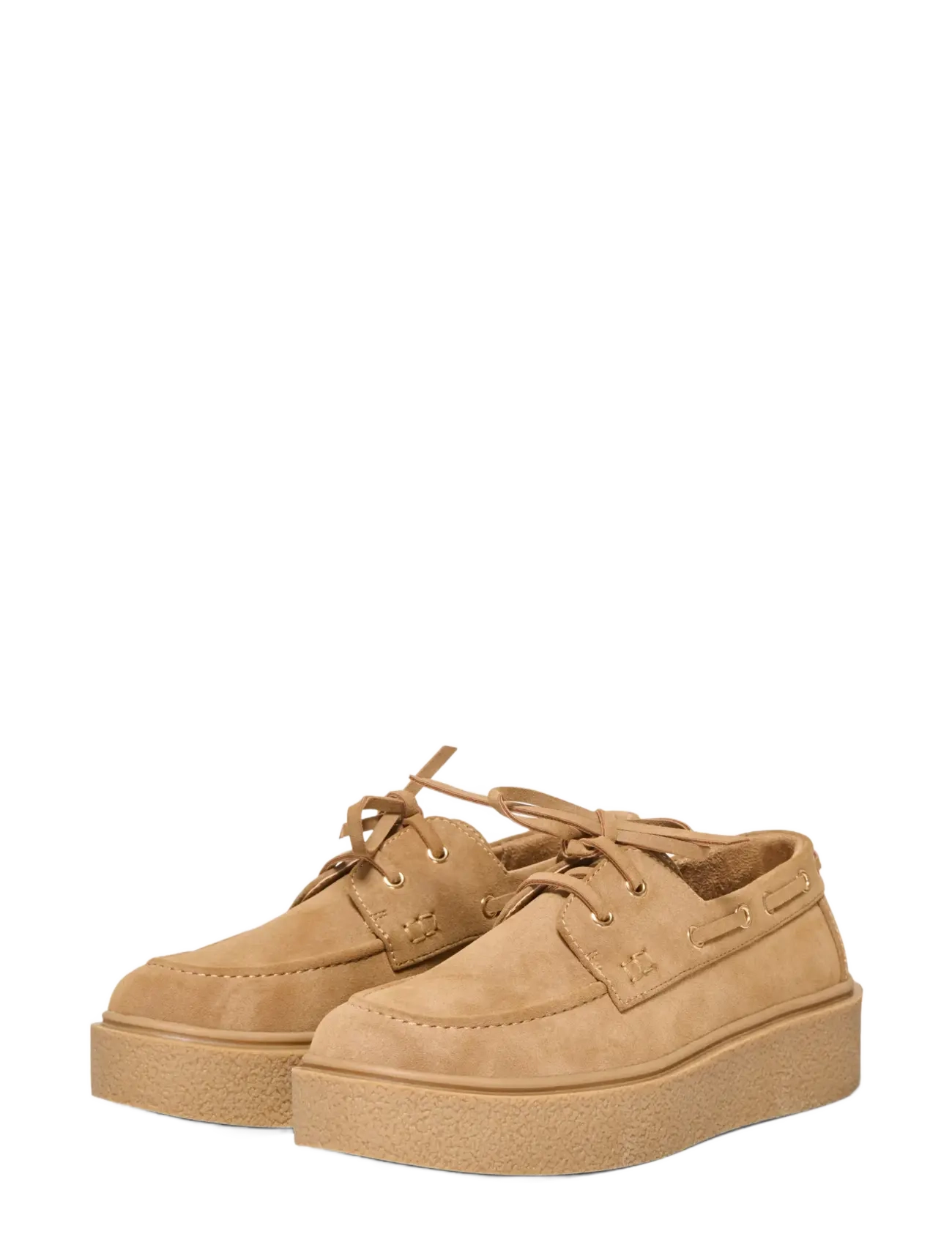 ONLY - ONLLENNON-1 SUEDE PU BOAT SHOE - bootschoenen - camel - 2