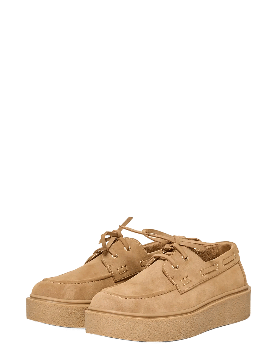 ONLY - ONLLENNON-1 SUEDE PU BOAT SHOE - bootsschuhe - camel - 2