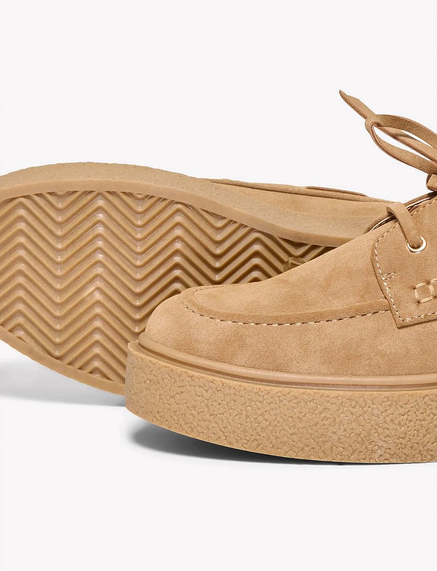 ONLY - ONLLENNON-1 SUEDE PU BOAT SHOE - bootsschuhe - camel - 3