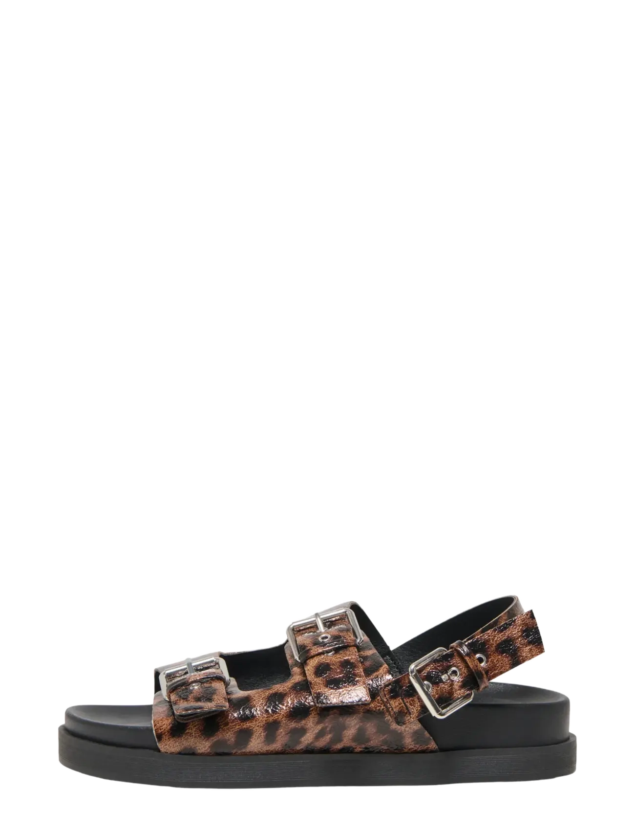 ONLY ONLMINNIE-18 BUCKLE SANDAL - Schuhe - COGNAC / brown