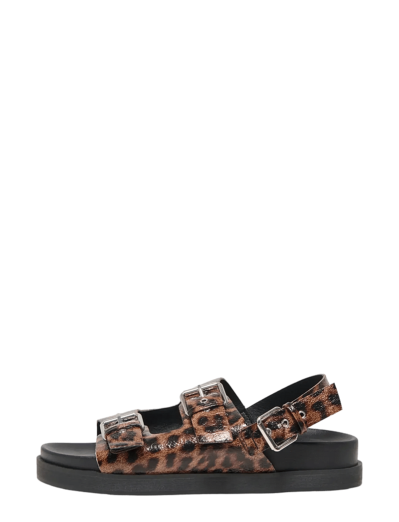 ONLY - ONLMINNIE-18 BUCKLE SANDAL - plateau-sandalen - cognac - 0