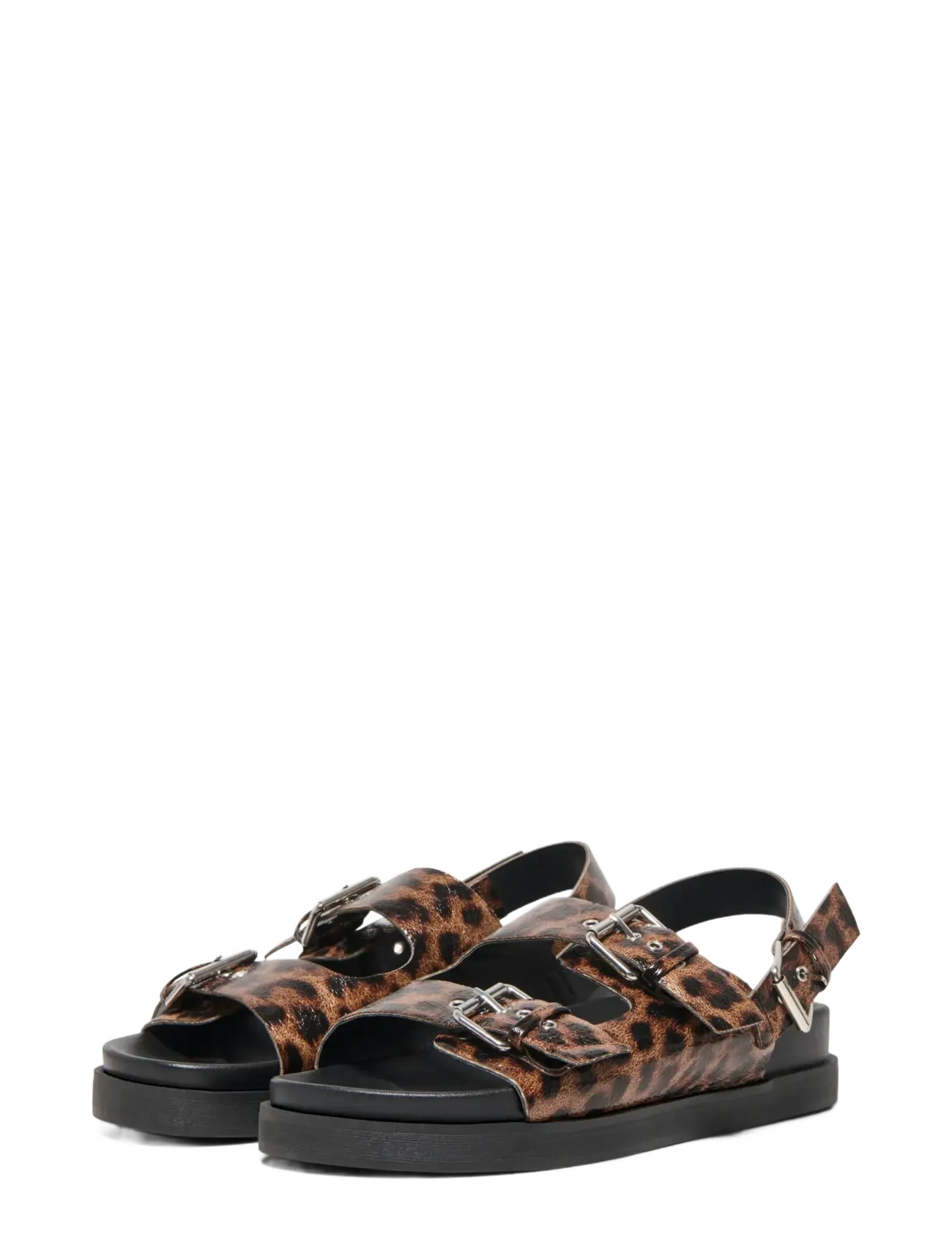 ONLY - ONLMINNIE-18 BUCKLE SANDAL - laveste priser - cognac - 2