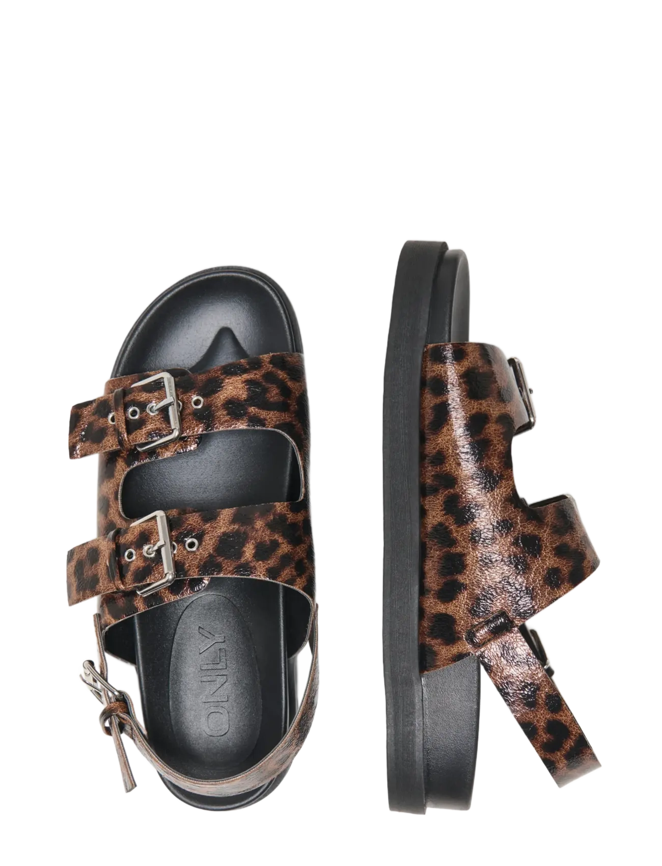 ONLY - ONLMINNIE-18 BUCKLE SANDAL - laveste priser - cognac - 3