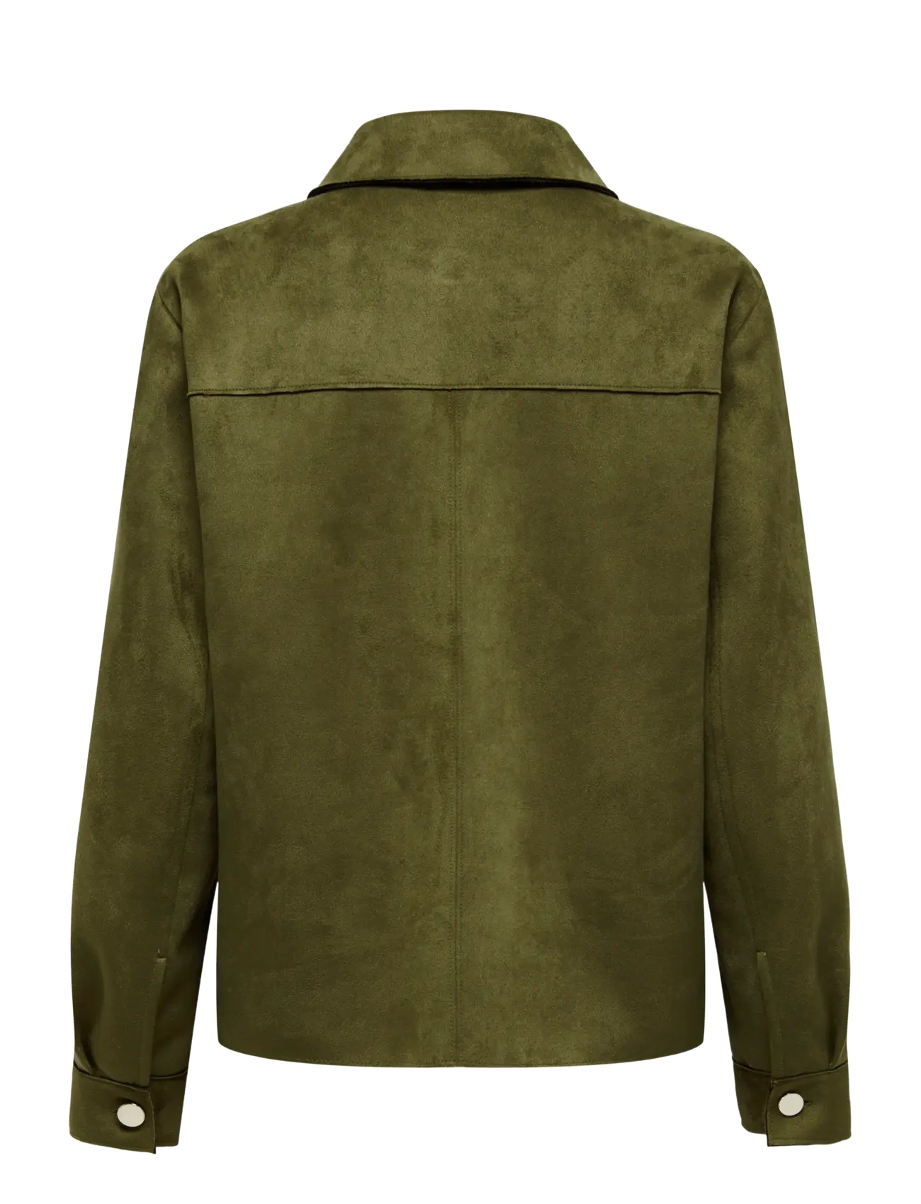 ONLY - ONLMIRA L/S FAUX SUEDE SHIRT PNT NOOS - pikkade varrukatega särgid - beech - 2