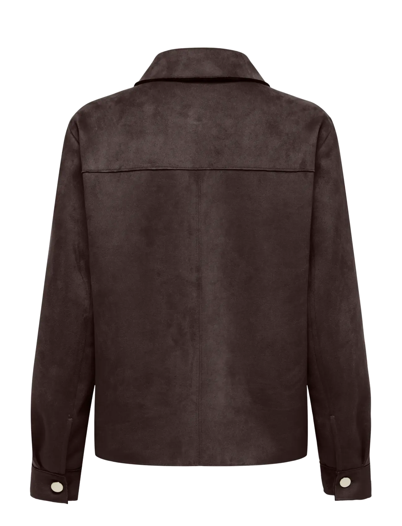 ONLY - ONLMIRA L/S FAUX SUEDE SHIRT PNT NOOS - coffee bean - 2