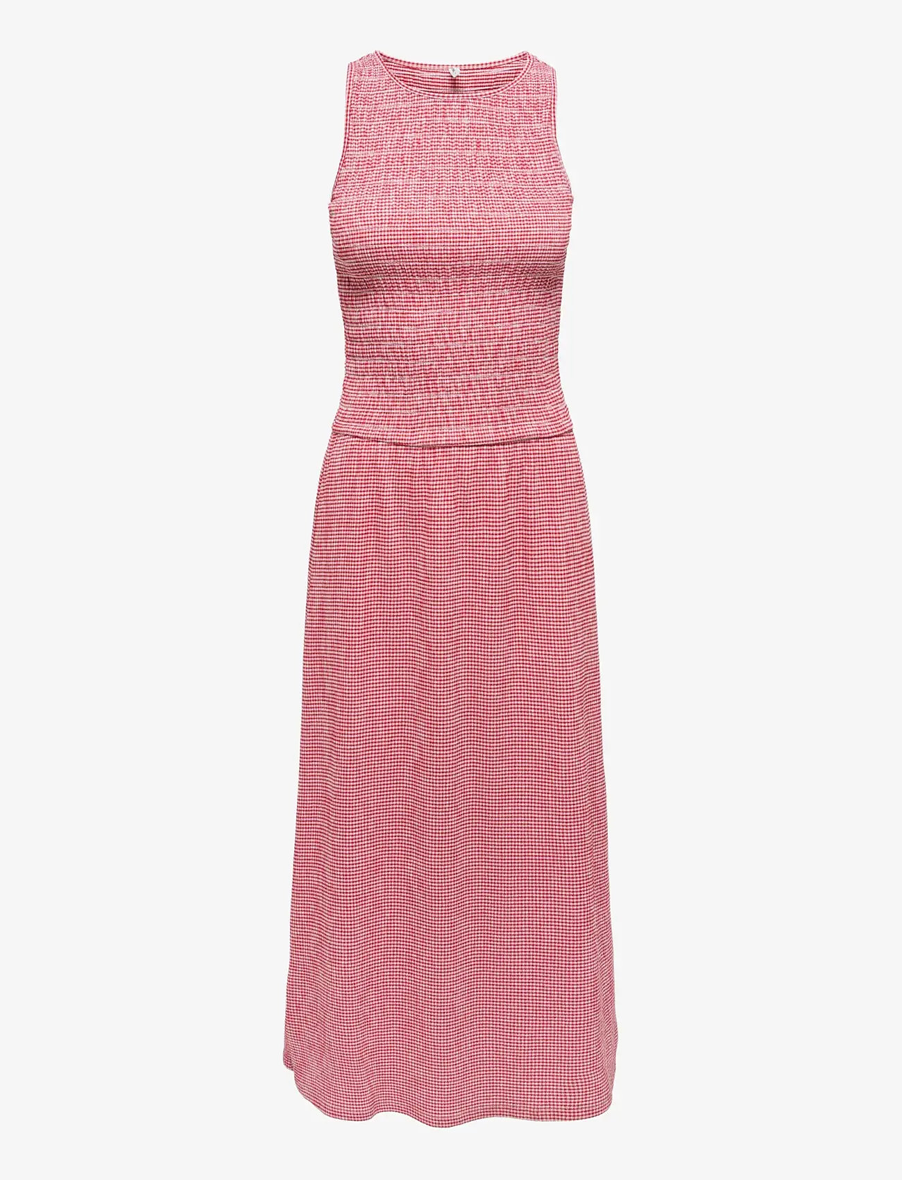 ONLY - ONLCELLE S/L SMOCK DRESS JRS - suvekleidid - barbados cherry - 1