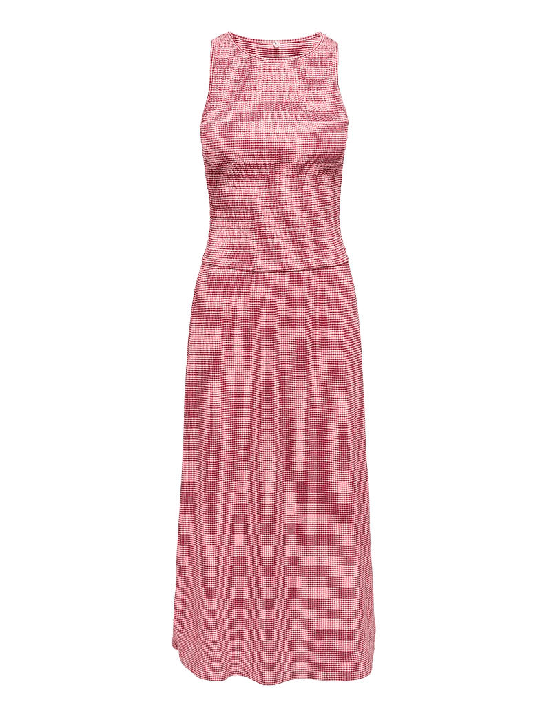 ONLY - ONLCELLE S/L SMOCK DRESS JRS - sommerkleider - barbados cherry - 1