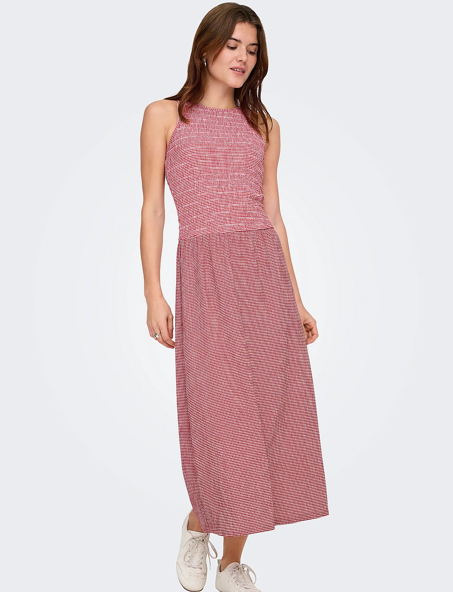 ONLY - ONLCELLE S/L SMOCK DRESS JRS - sommerkleider - barbados cherry - 5