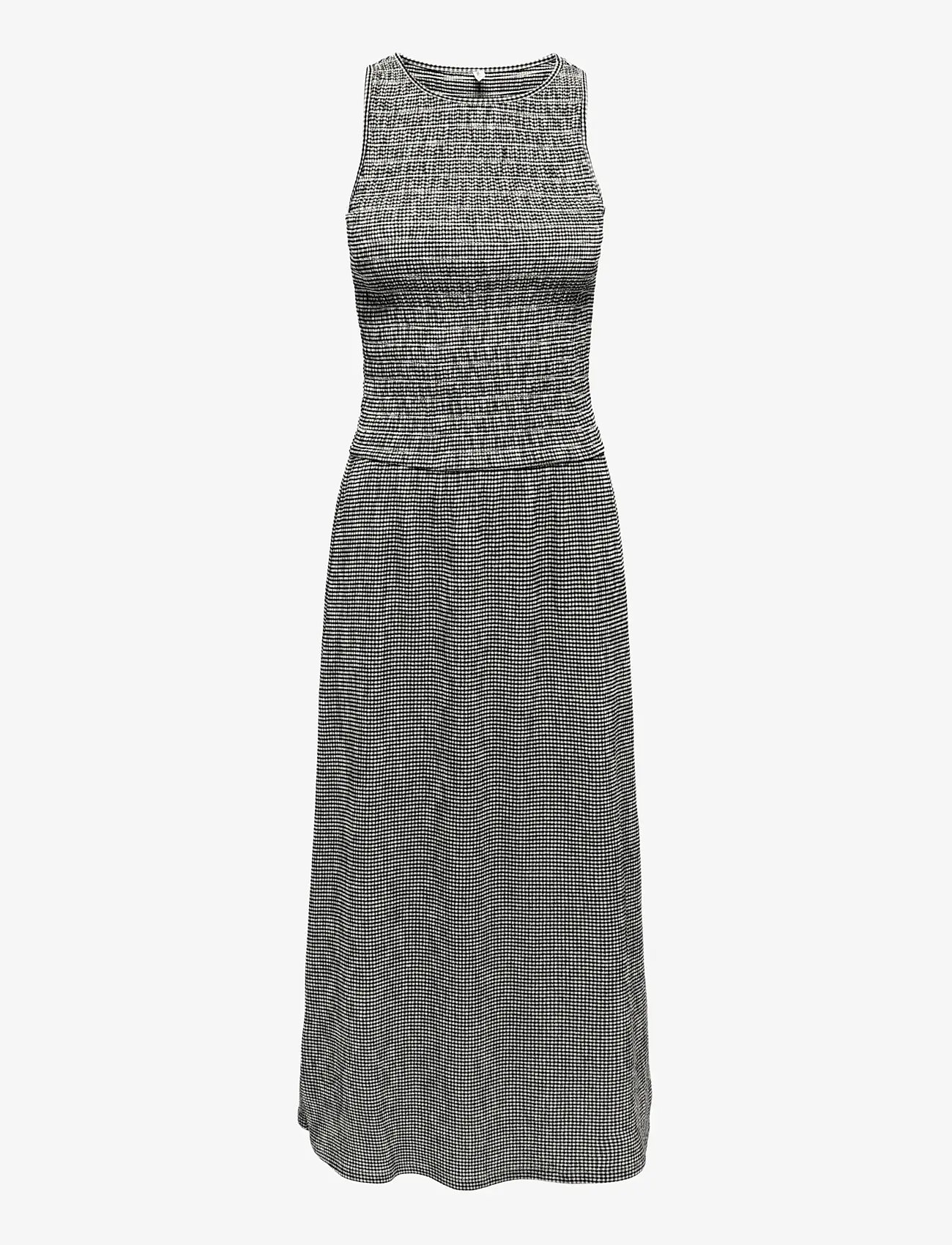 ONLY - ONLCELLE S/L SMOCK DRESS JRS - sommerkleider - black - 1