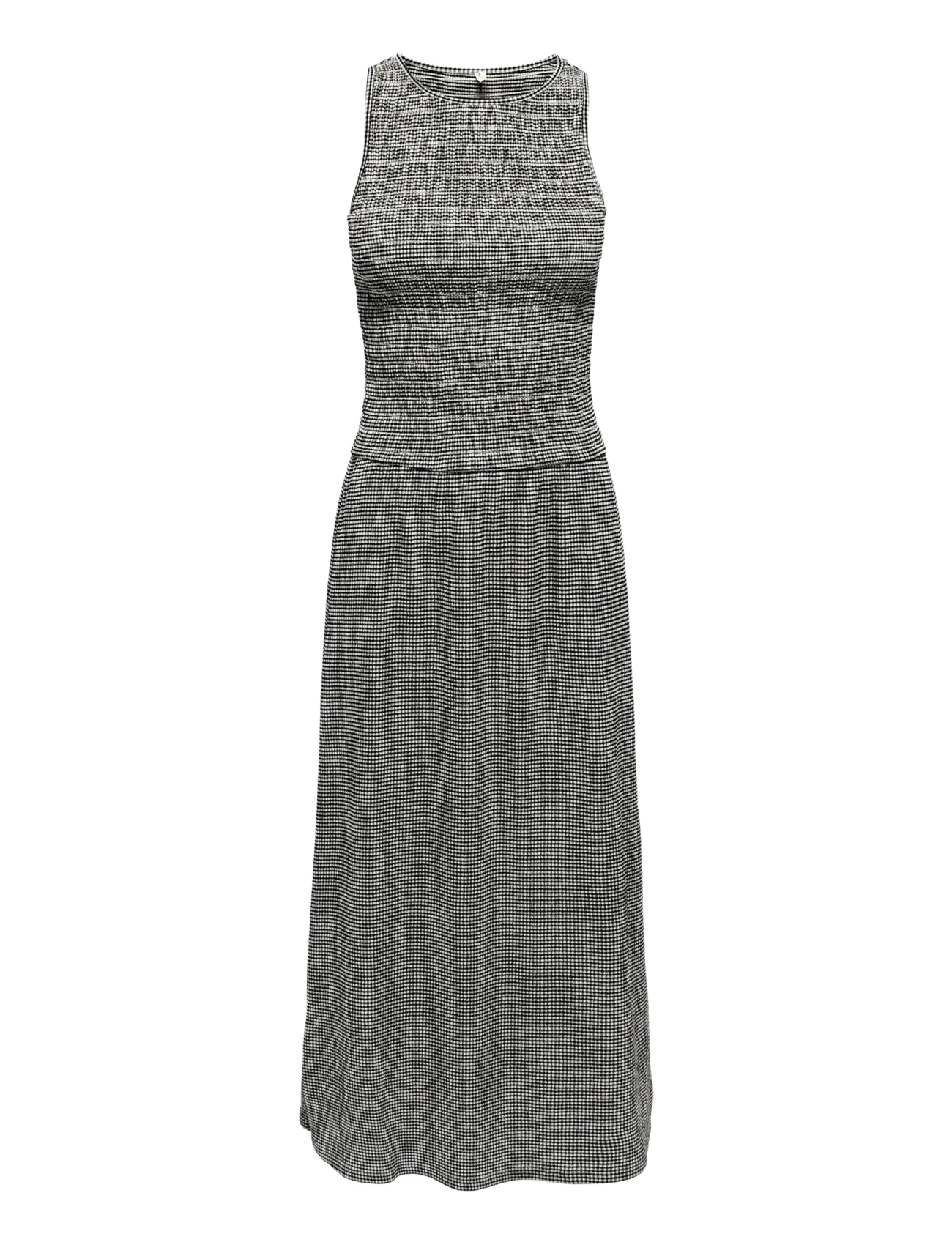 ONLY ONLCELLE S/L SMOCK DRESS JRS - Klær - BLACK / multi