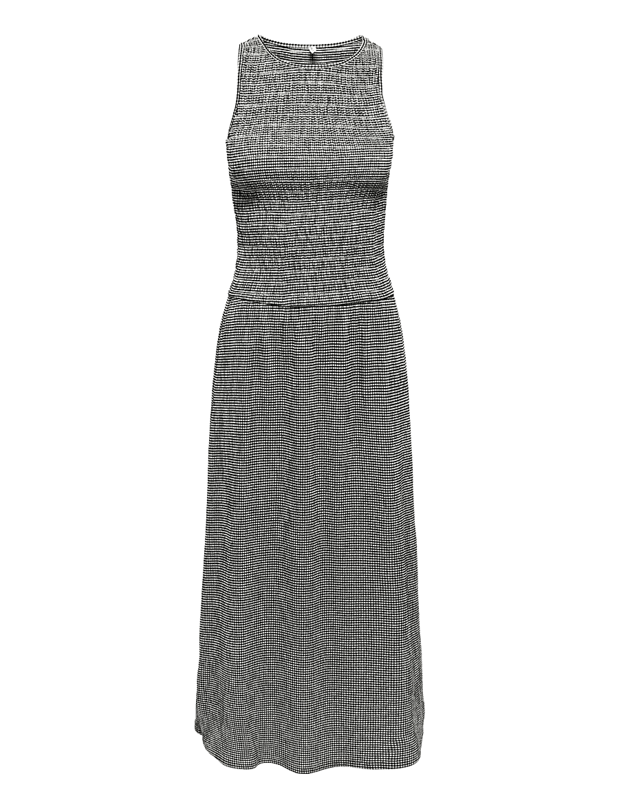 ONLY - ONLCELLE S/L SMOCK DRESS JRS - sommerkleider - black - 1