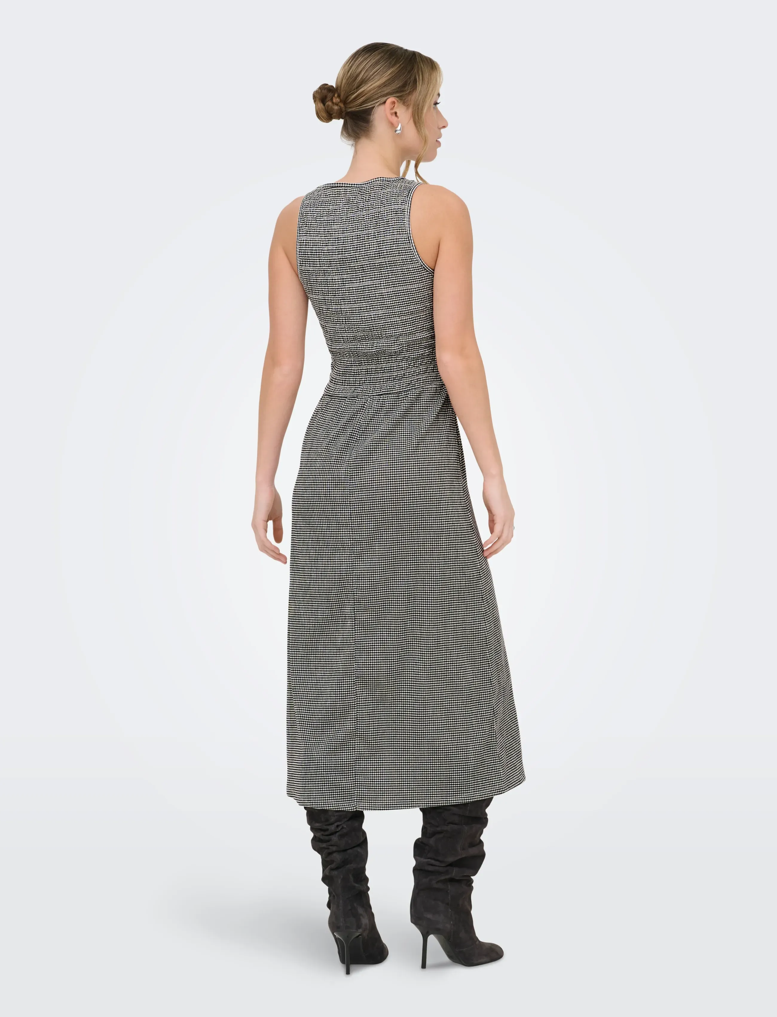 ONLY - ONLCELLE S/L SMOCK DRESS JRS - sommerkjoler - black - 3
