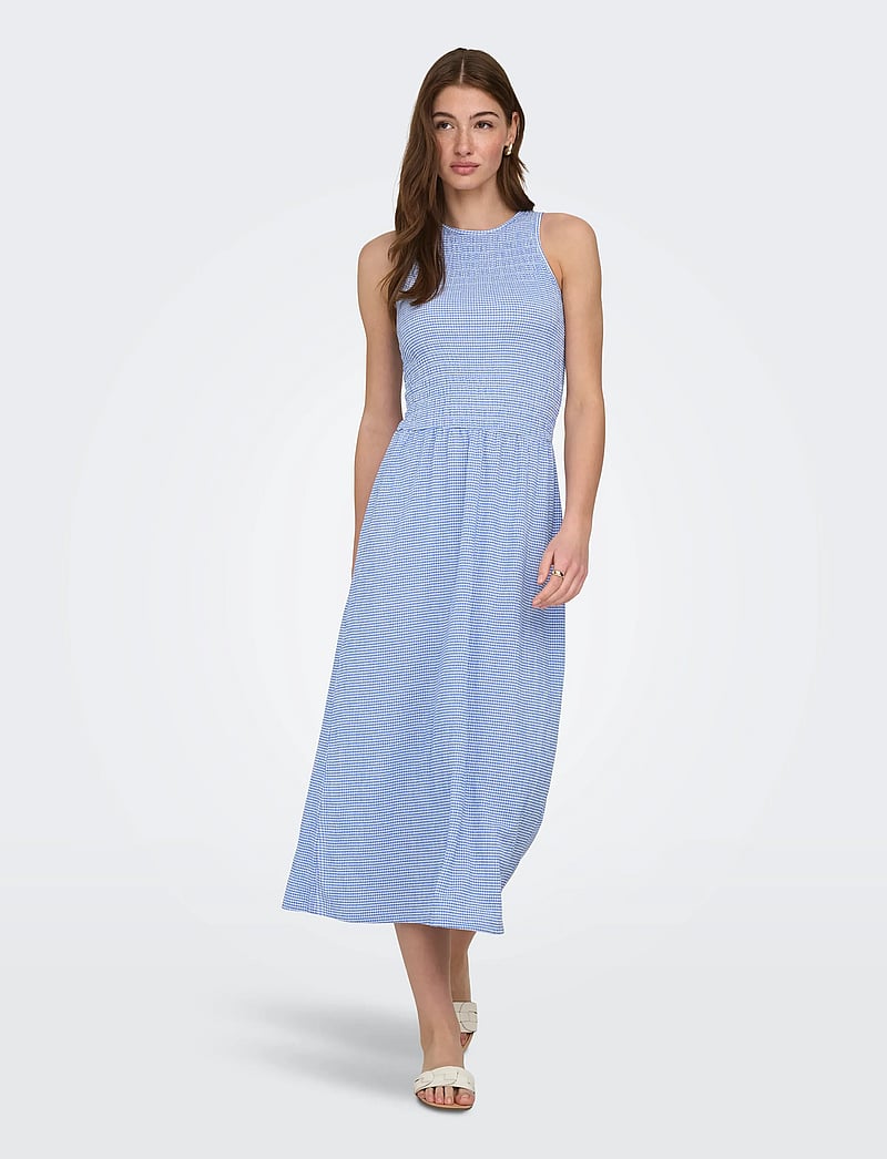 ONLY - ONLCELLE S/L SMOCK DRESS JRS - sommerkleider - ultramarine - 4