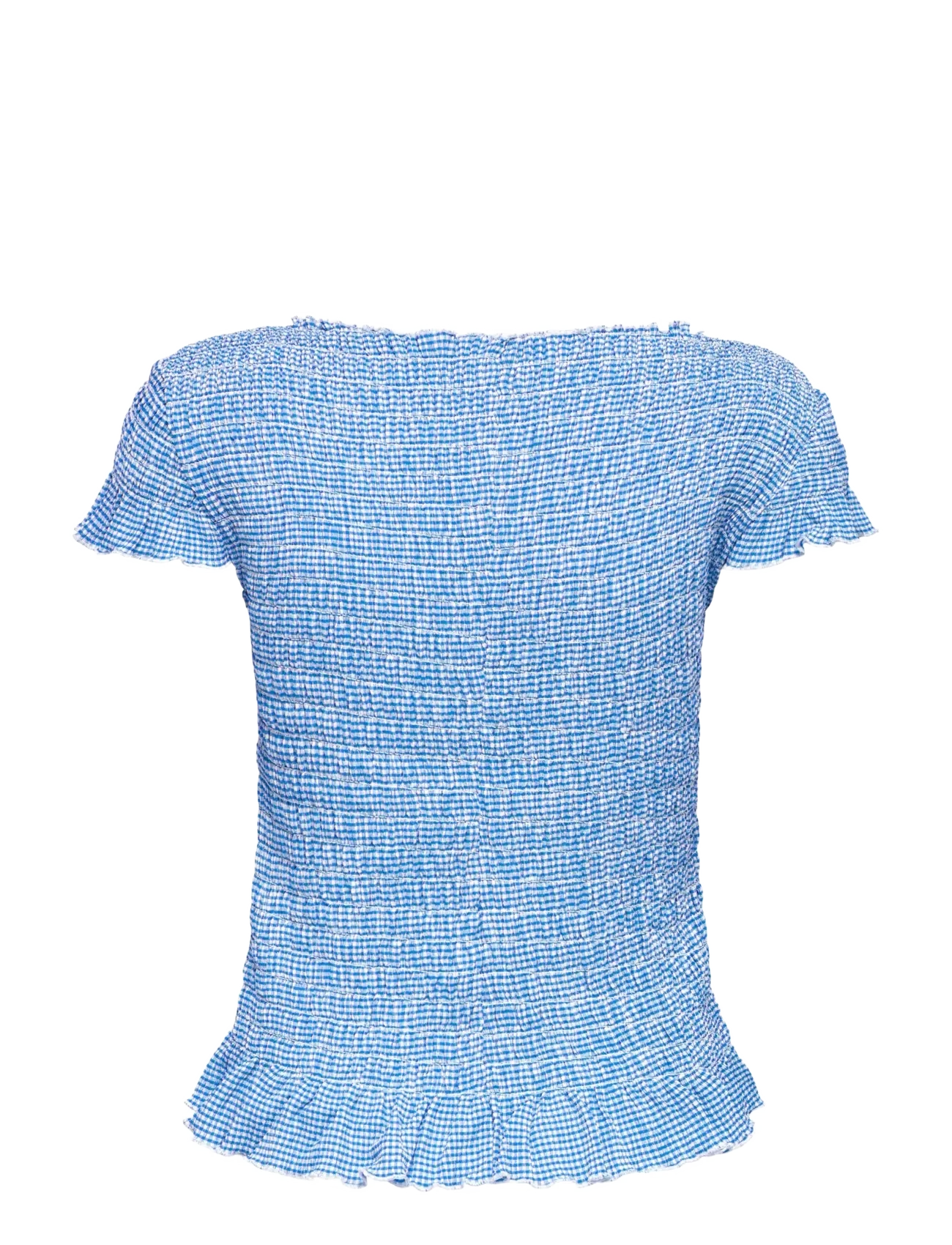 ONLY - ONLCELLE CAP SMOCK BOATNECK TOP JRS - crop tops - ultramarine - 1