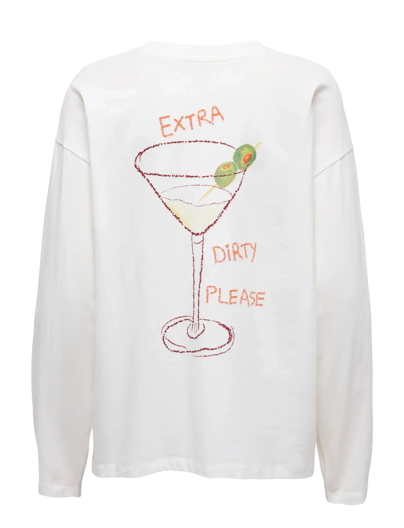 ONLY - ONLVIVVI L/S LOVELY TOP JRS - hauts à manches longues - cloud dancer - 1