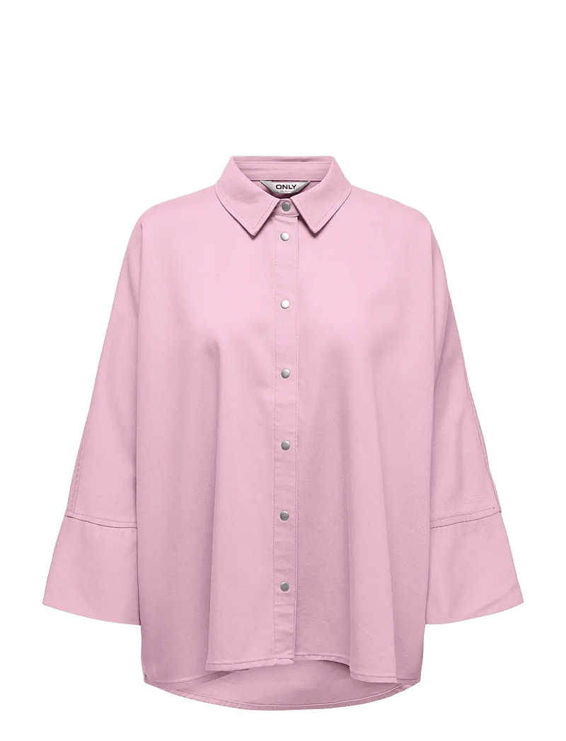 ONLY - ONLGRACE-SOFT LIFE 3/4 SHIRT CC PNT - langærmede skjorter - roseate spoonbill - 0