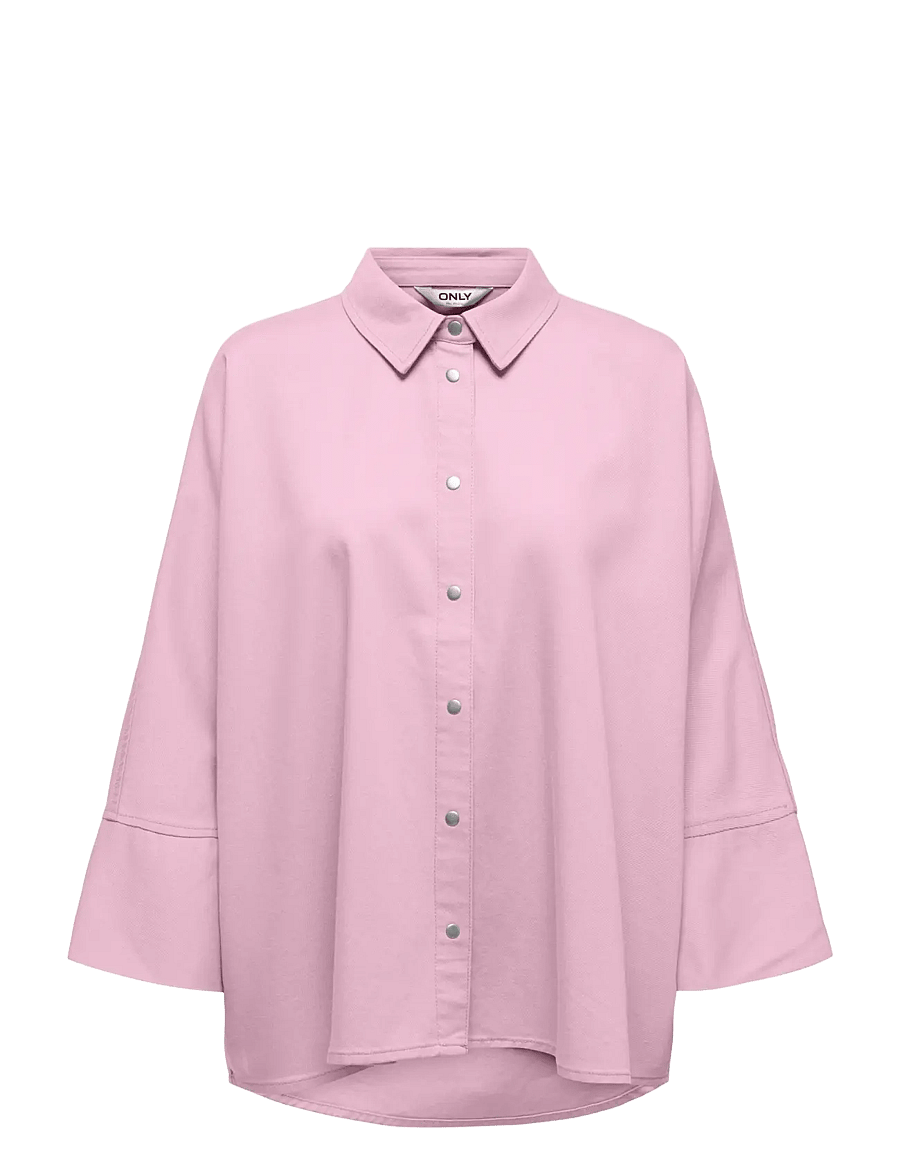 ONLY - ONLGRACE-SOFT LIFE 3/4 SHIRT CC PNT - langærmede skjorter - roseate spoonbill - 0