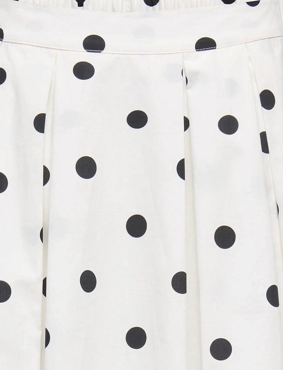 ONLY - ONLMAILA LONG PLEAT SKIRT WVN - faltenröcke - cloud dancer - 2