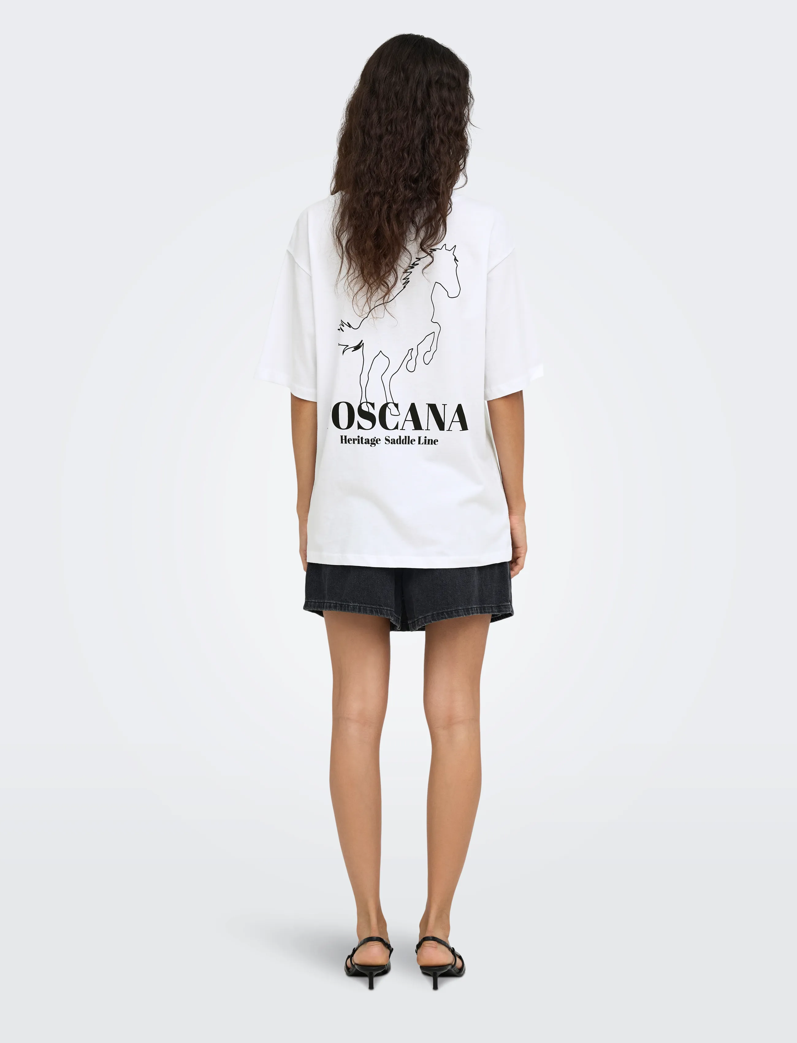 ONLY - ONLROSIE S/S OVERSIZE TEE CS JRS - t-särgid - bright white - 3